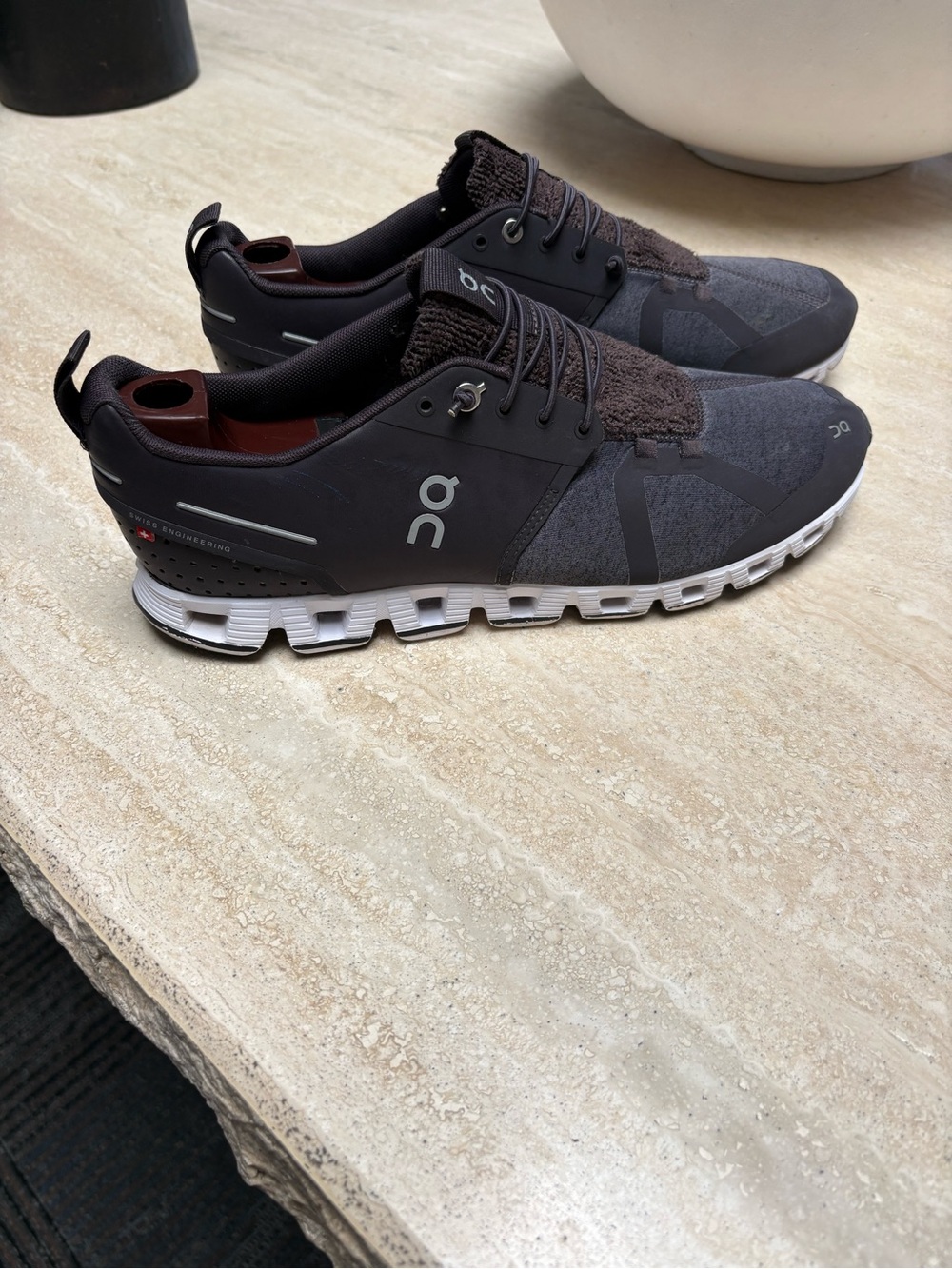 QC On Cloud 5 Running Shoes Terry  Sneakers Men's 10